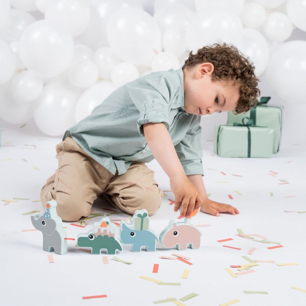 Brinquedo Didático em Madeira Done by Deer Celebration - Done By Deer - 5712643054726