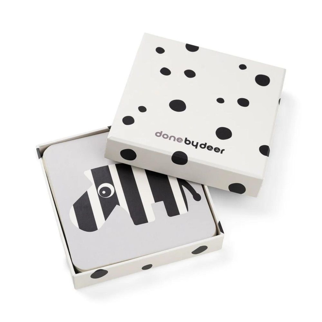 Conjunto 10 Cartões de Alto Contraste Done by Deer Deer Friends - Done By Deer - 5712643050582