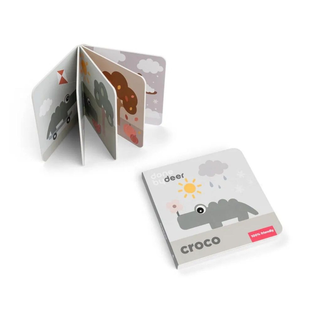 Livro em Cartão Done by Deer Croco Estações do Ano - Done By Deer - 5712643057598