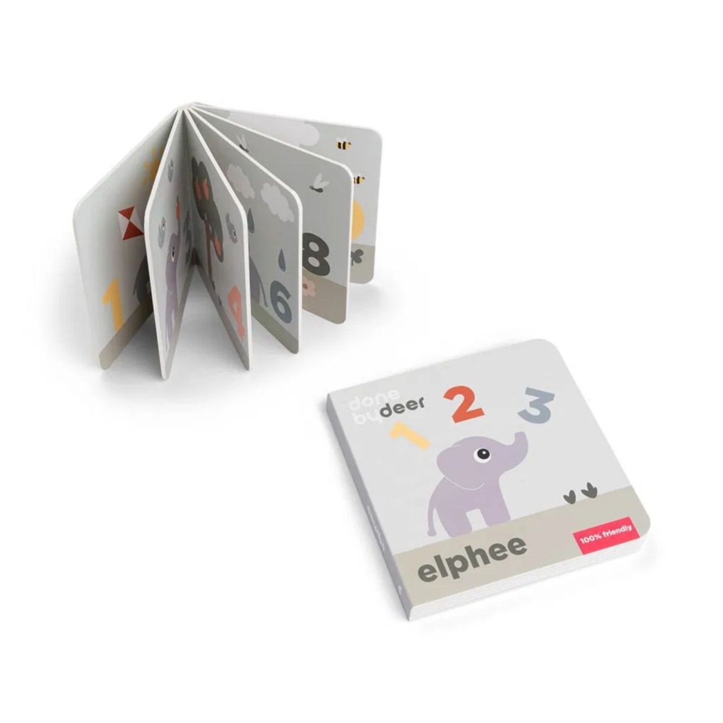 Livro em Cartão Done by Deer Elphee Ensina a Contar - Done By Deer - 5712643057628