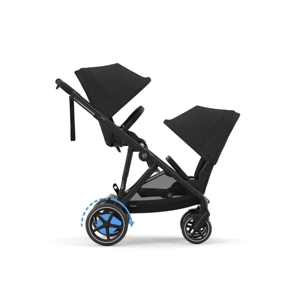Carrinho de Bebé Cybex e-Gazelle S Black - Cybex - 4063846465828