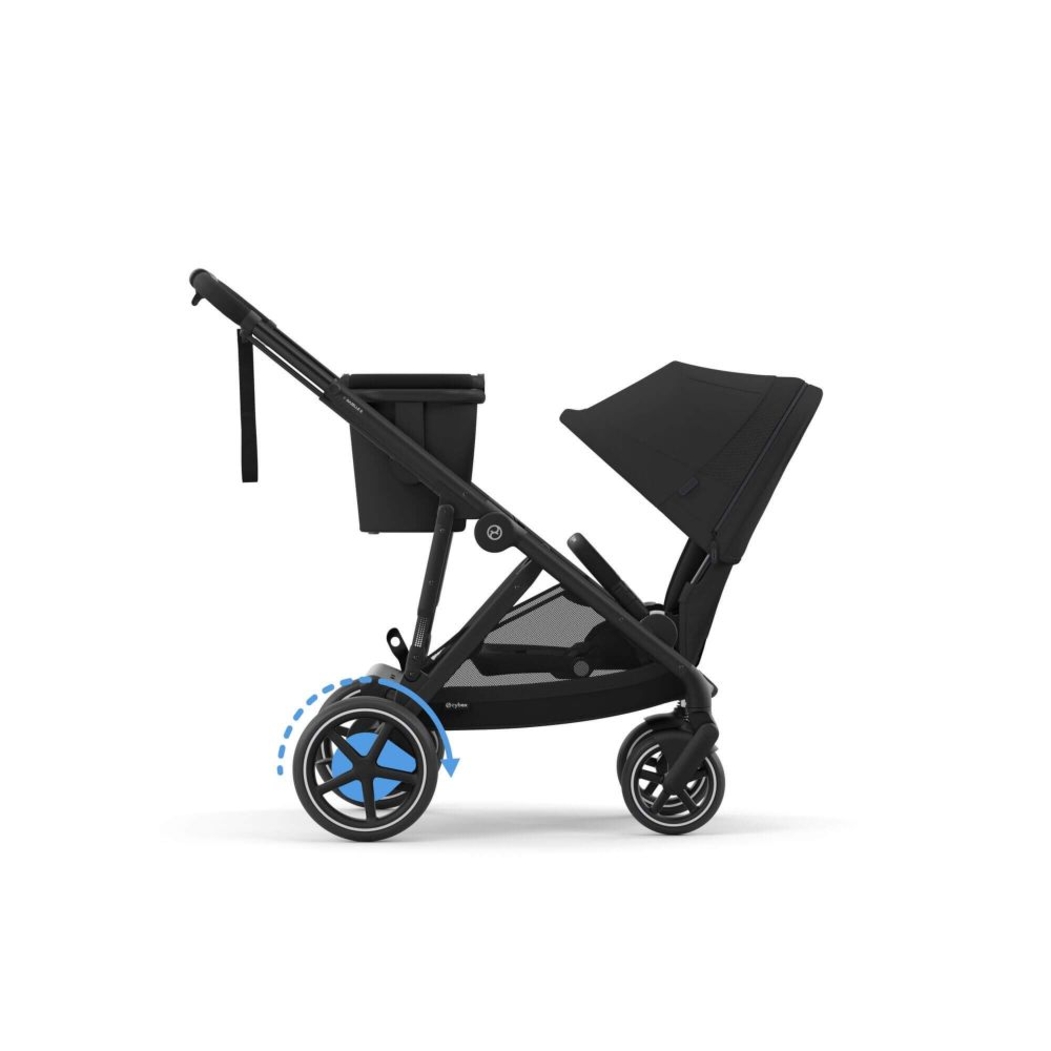 Carrinho de Bebé Cybex e-Gazelle S Black - Cybex - 4063846465828
