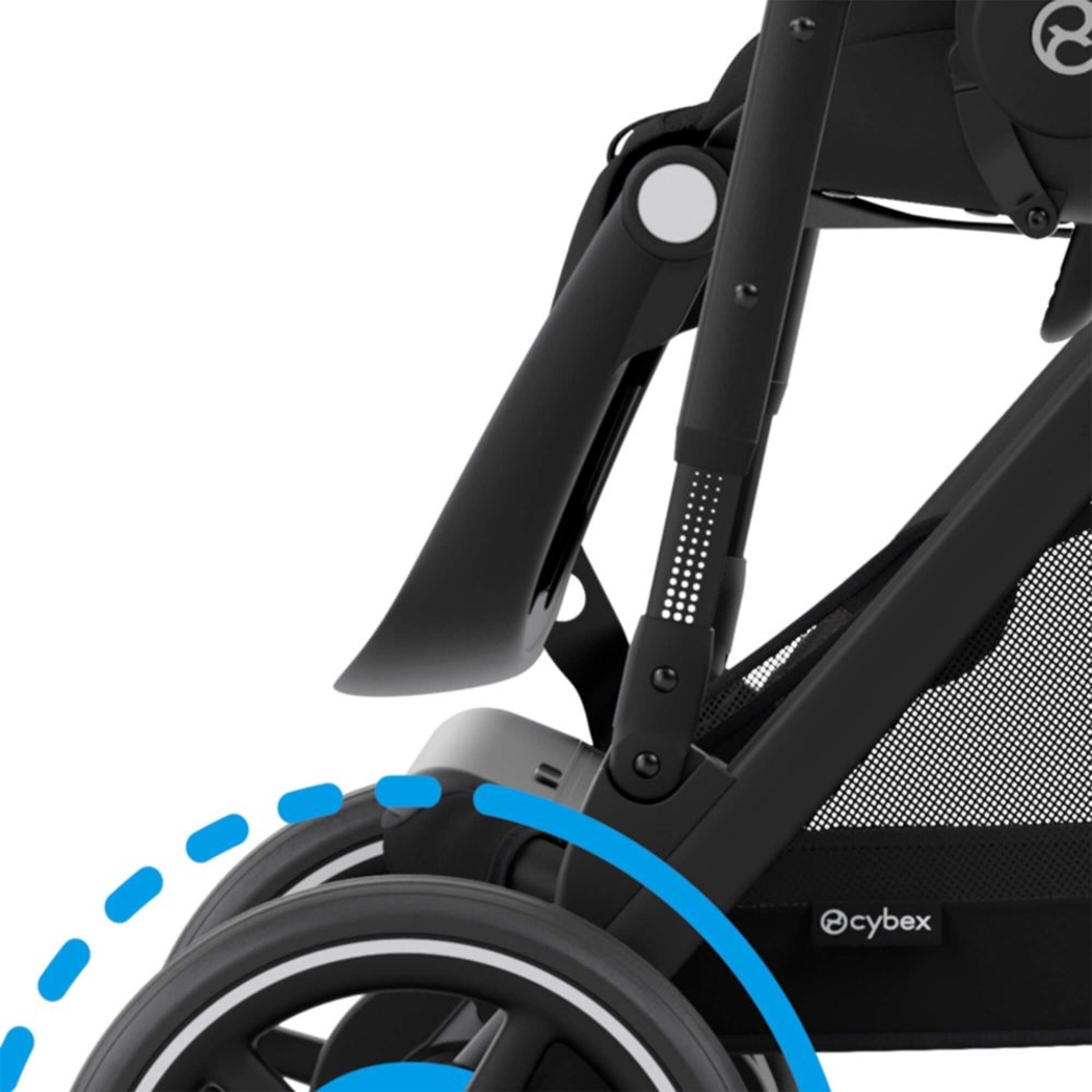 Carrinho de Bebé Cybex e-Gazelle S Black - Cybex - 4063846465828