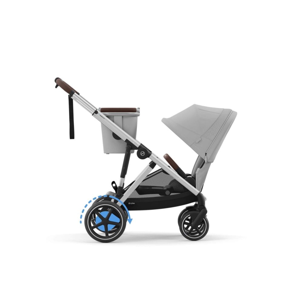 Carrinho de Bebé Cybex e-Gazelle S Silver - Cybex - 4063846465866