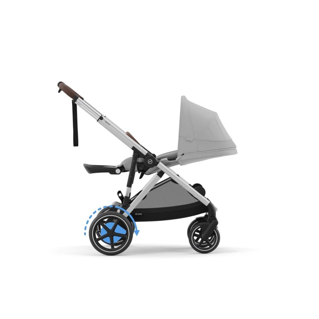 Carrinho de Bebé Cybex e-Gazelle S Silver - Cybex - 4063846465866