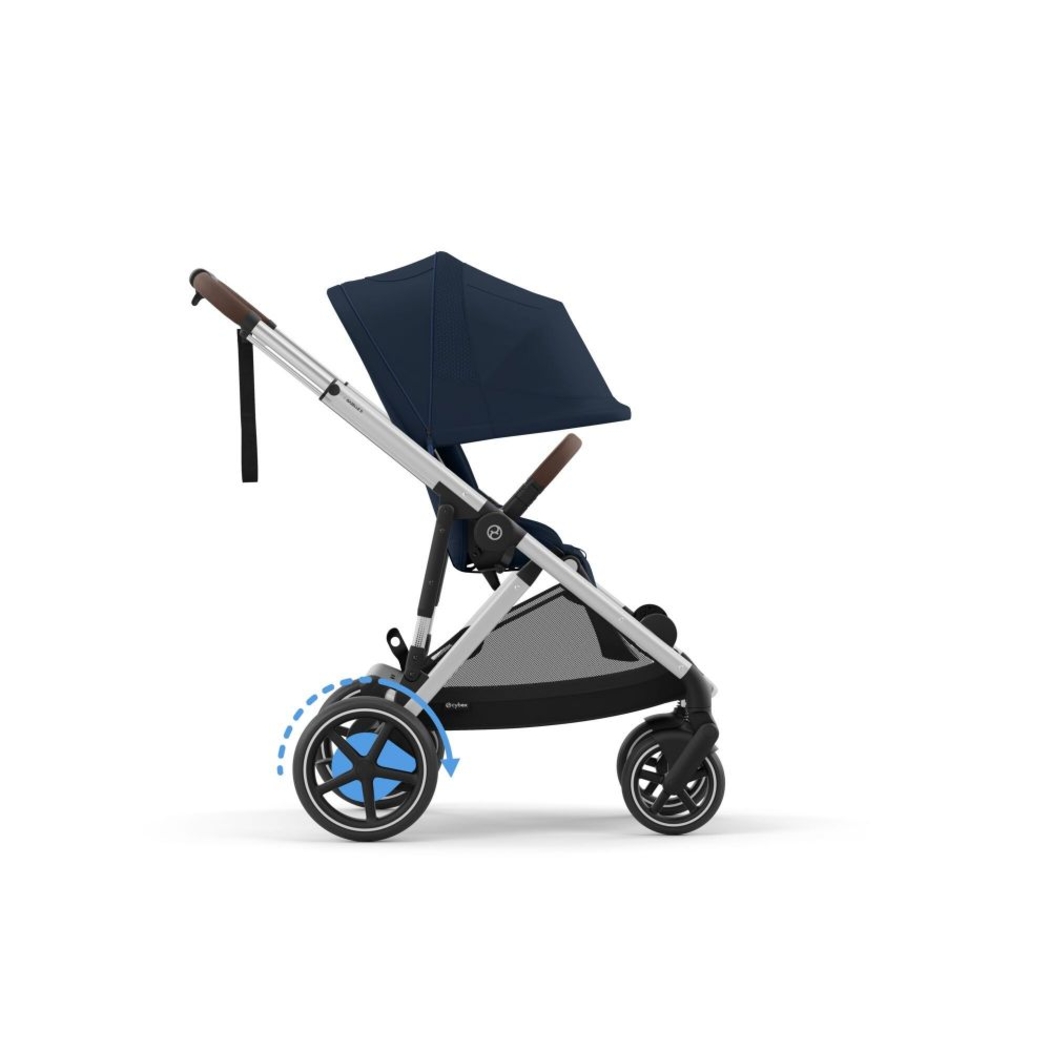 Carrinho de Bebé Cybex e-Gazelle S Silver - Cybex - 4063846465903