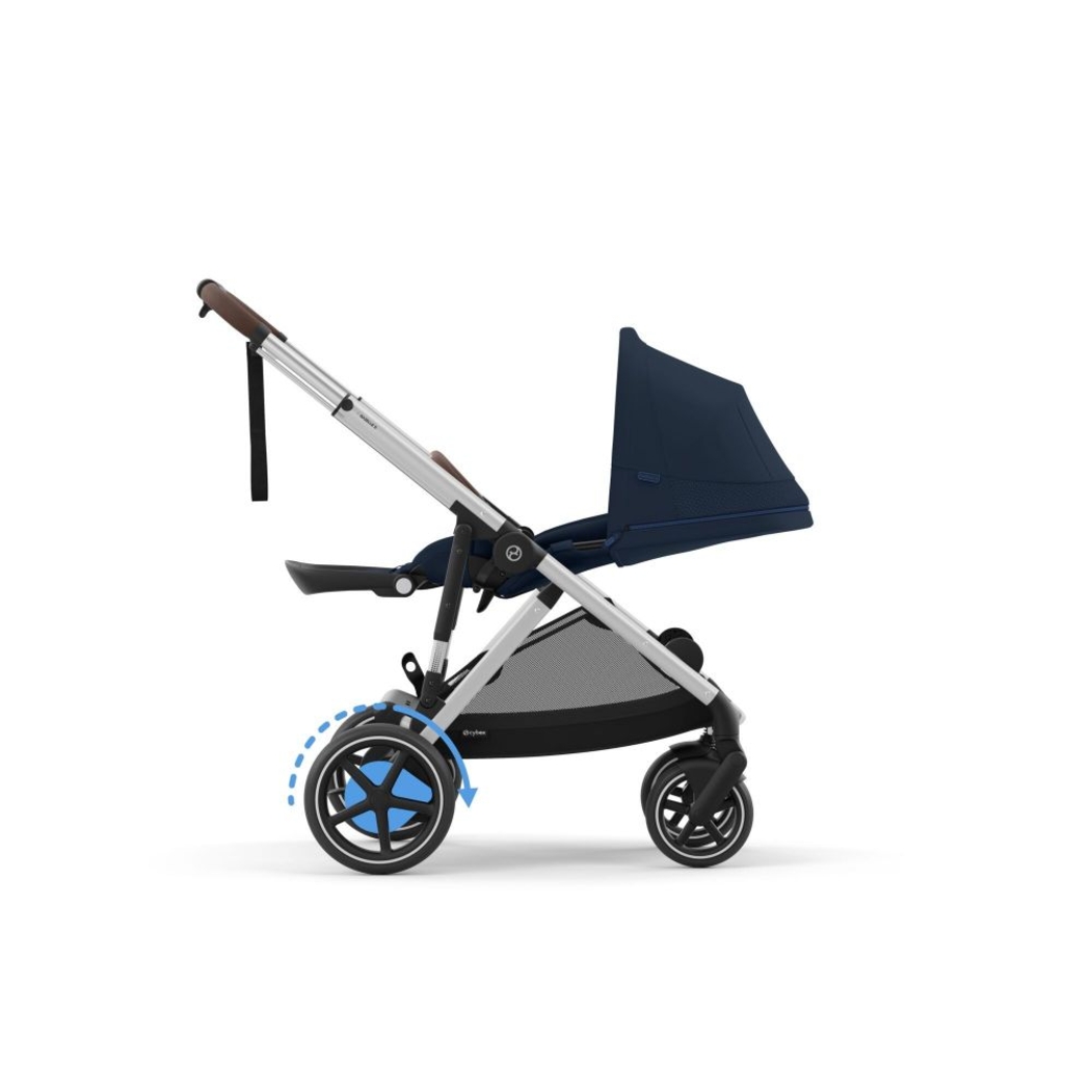 Carrinho de Bebé Cybex e-Gazelle S Silver - Cybex - 4063846465903