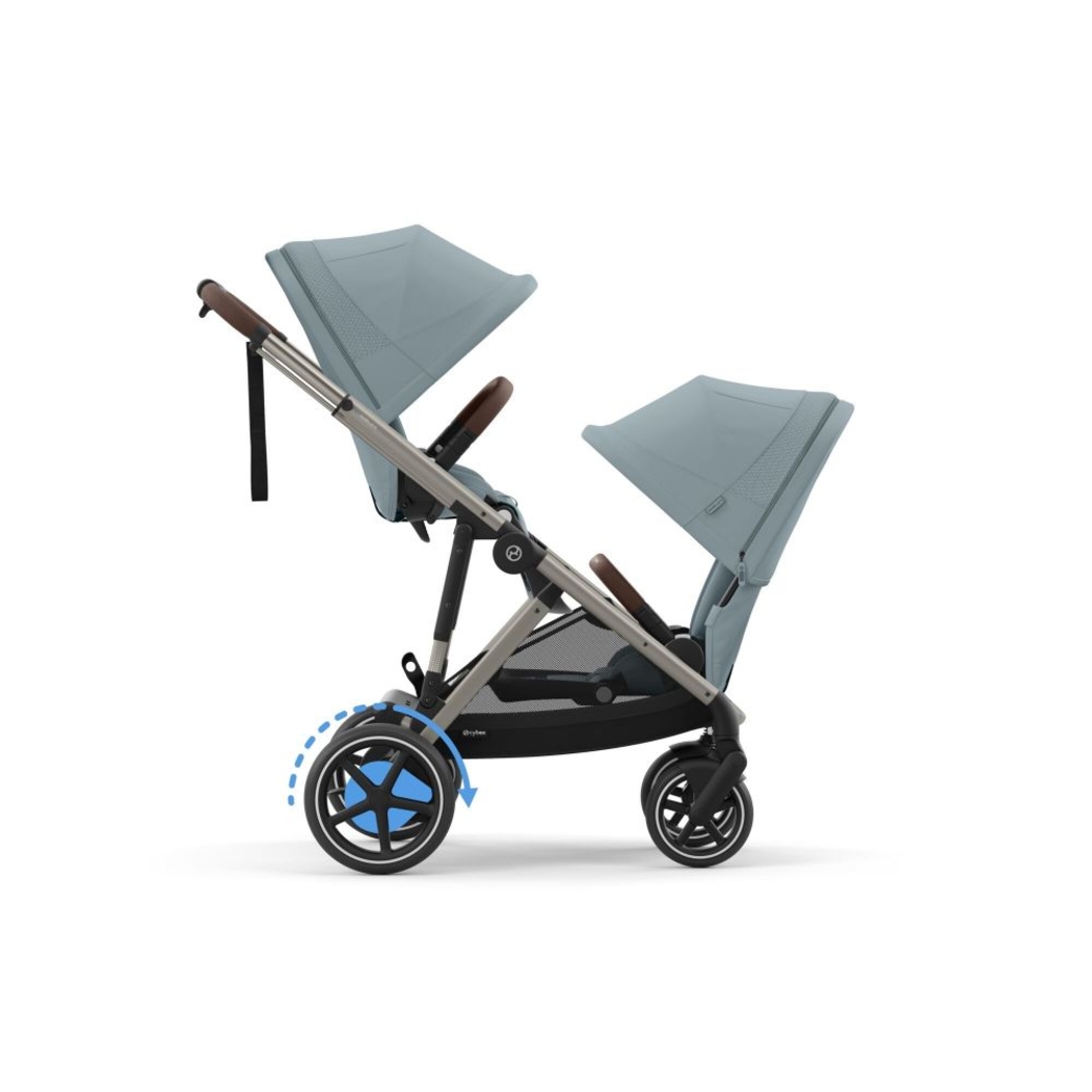 Carrinho de Bebé Cybex e-Gazelle S Taupe - Cybex - 4063846465941