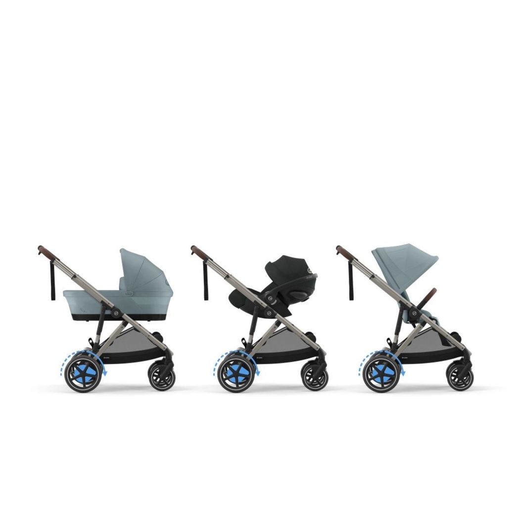 Carrinho de Bebé Cybex e-Gazelle S Taupe - Cybex - 4063846465941