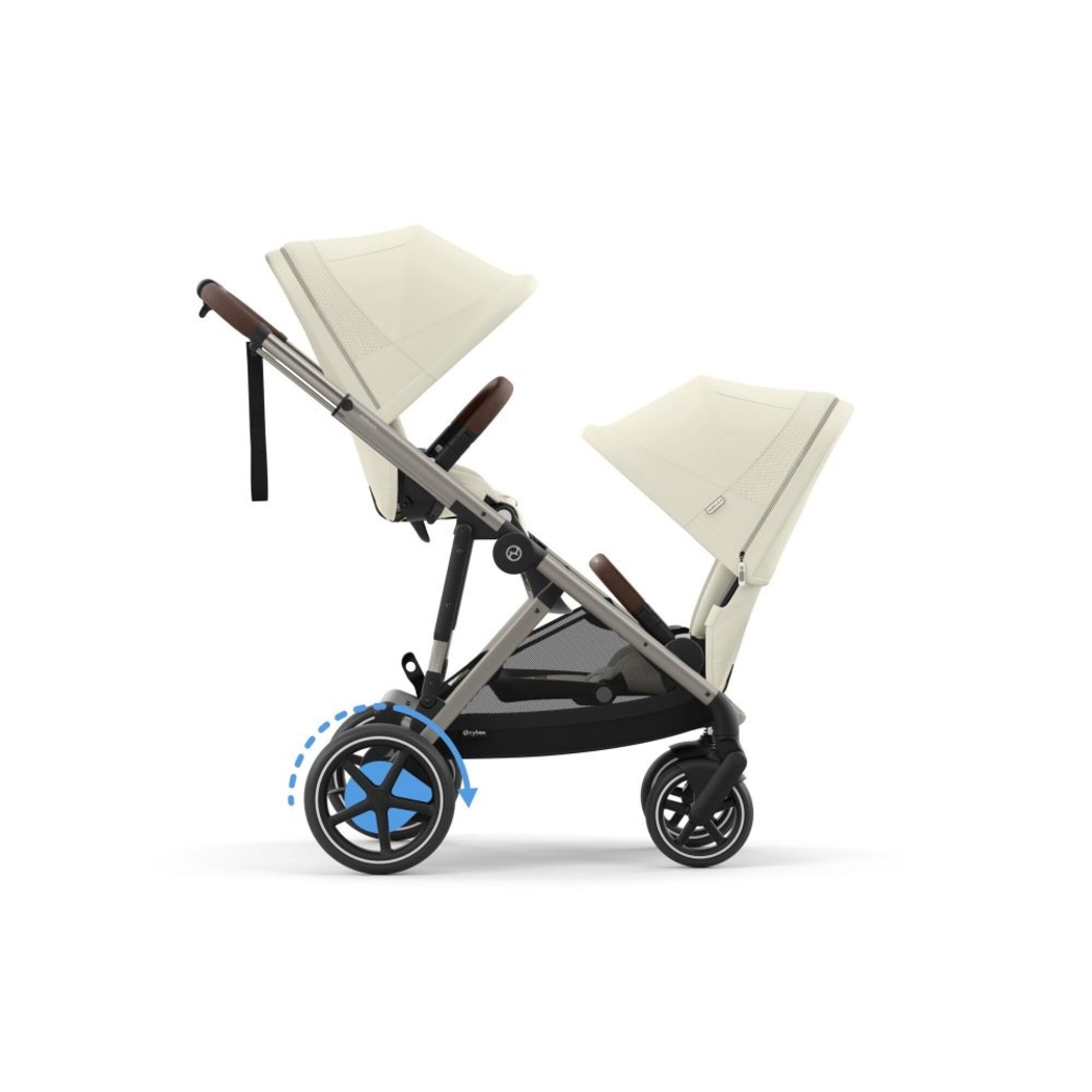Carrinho de Bebé Cybex e-Gazelle S Taupe - Cybex - 4063846465989