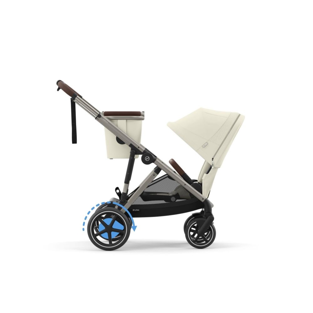 Carrinho de Bebé Cybex e-Gazelle S Taupe - Cybex - 4063846465989