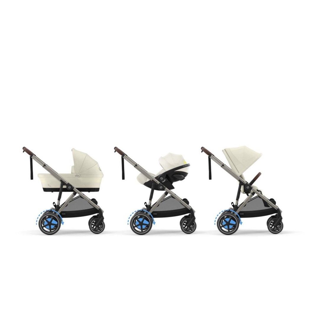 Carrinho de Bebé Cybex e-Gazelle S Taupe - Cybex - 4063846465989