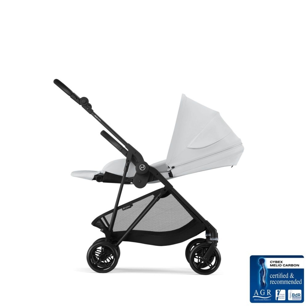 Carrinho de Bebé Cybex Melio Carbon Fog Grey - Cybex - 4063846510726
