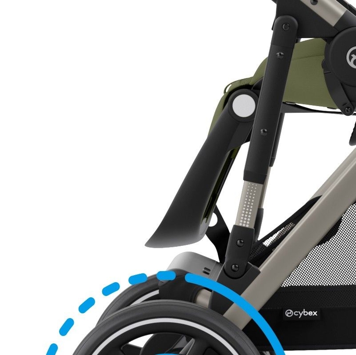 Carrinho de Bebé Cybex e-Gazelle S Taupe - Cybex - 4063846511600