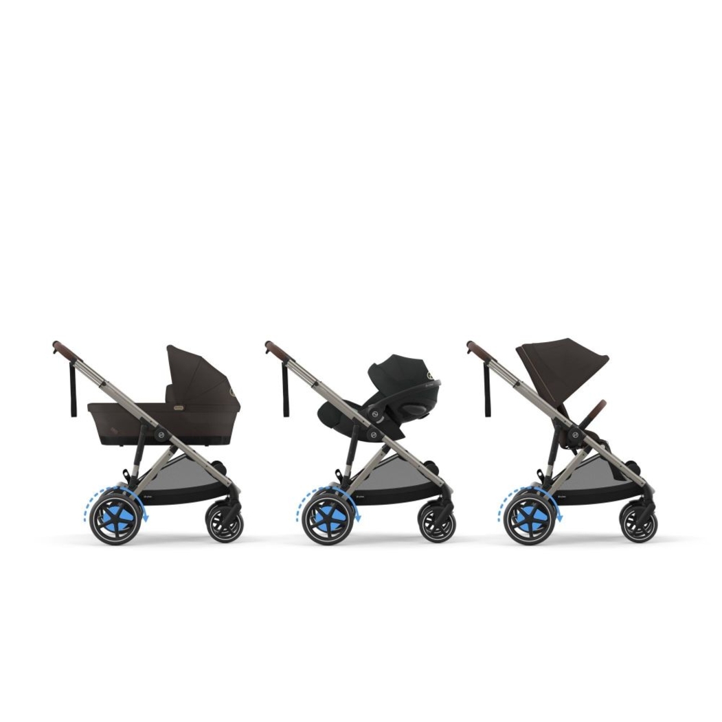 Carrinho de Bebé Cybex e-Gazelle S Taupe - Cybex - 4063846511648