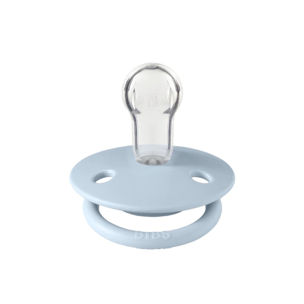 2 Chupetas em Silicone Bibs de Lux Iron | Baby Blue - Bibs - 5713795200573