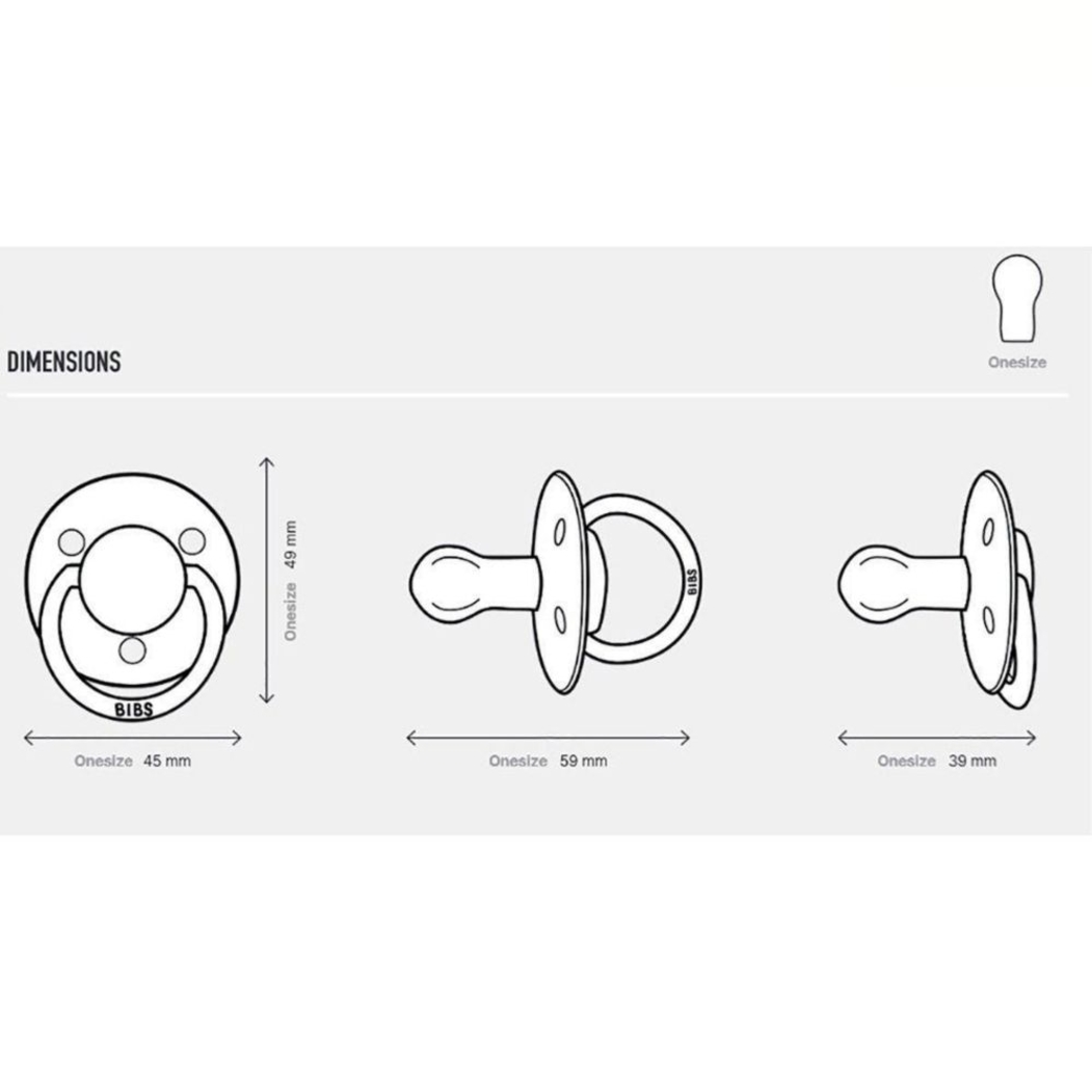 Conjunto 4 Chupetas Bibs Try-It Baby Blush 0+ - Bibs - 5713795222872