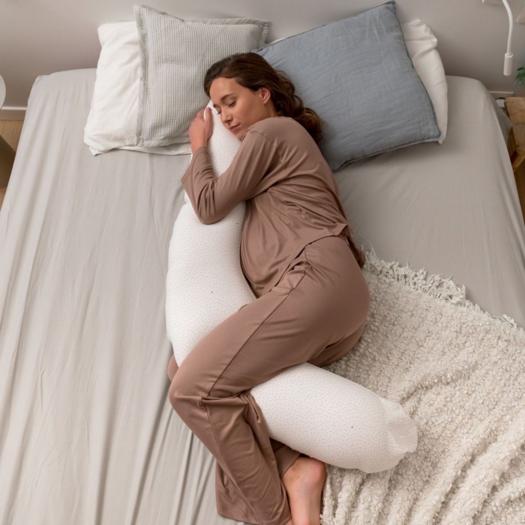 Almofada de Gravidez e Amamentação Doomoo Buddy Silver Dots - Doomoo - 5400653009613