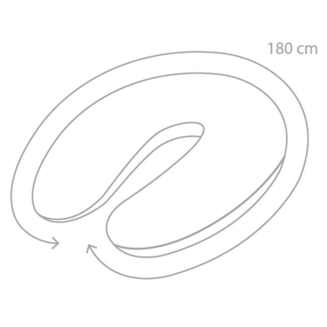 Almofada de Gravidez e Amamentação Doomoo Buddy Chine Anthracite - Doomoo - 5400653007312