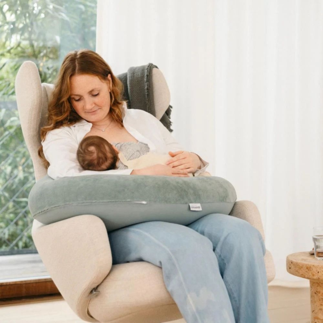 Almofada de Gravidez e Amamentação Doomoo Buddy Corduroy Green - Doomoo - 5400653010701