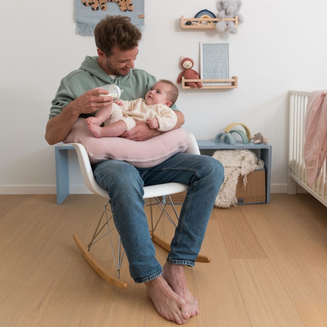 Almofada de Amamentação Doomoo Softy Chine Pink - Doomoo - 5400653009743