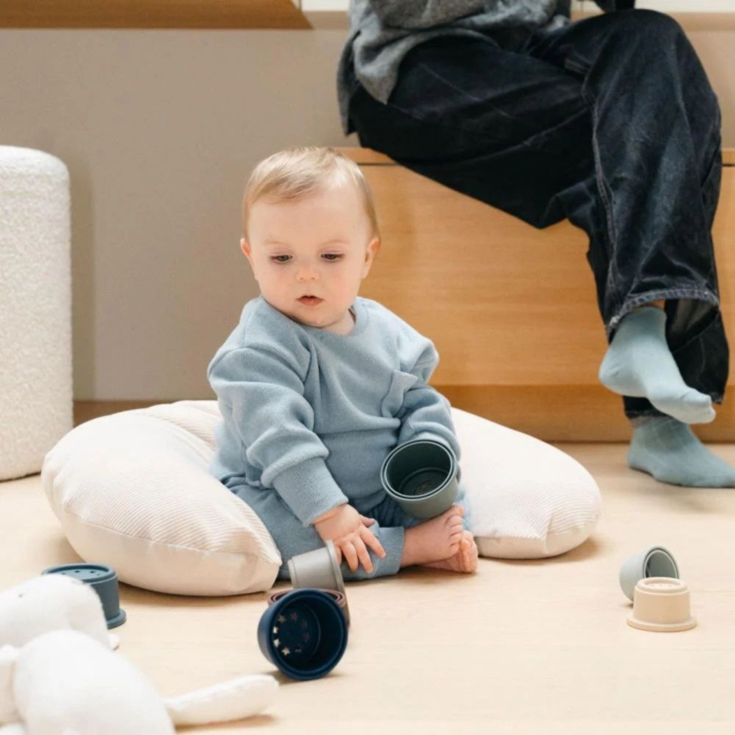 Almofada de Amamentação Doomoo Softy Corduroy Sand - Doomoo - 5400653010749