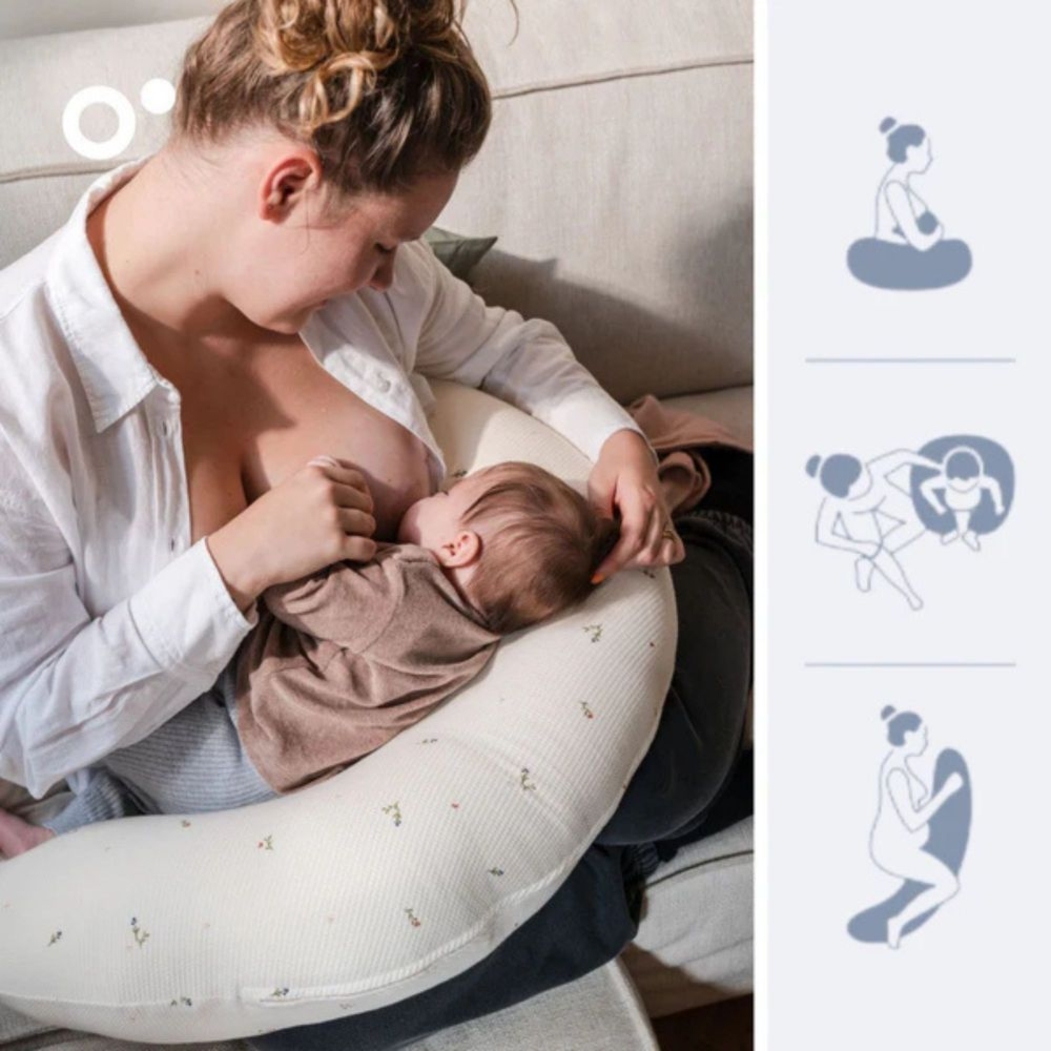 Almofada de Gravidez e Amamentação Doomoo Twisty 2 em 1 Sweety Cream - Doomoo - 5400653010404