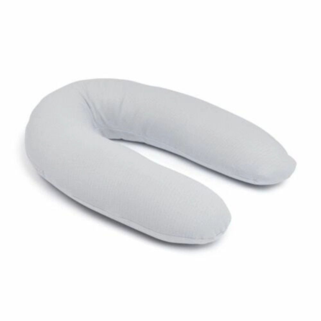 Almofada de Gravidez e Amamentação Doomoo Twisty 2 em 1 Pearl Grey - Doomoo - 5400653010411