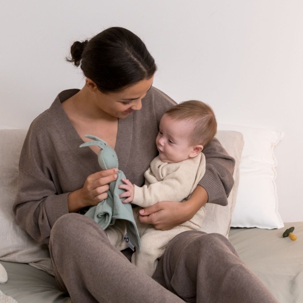 Peluche Doomoo Doudou You & Me Green - Doomoo - 5400653010251