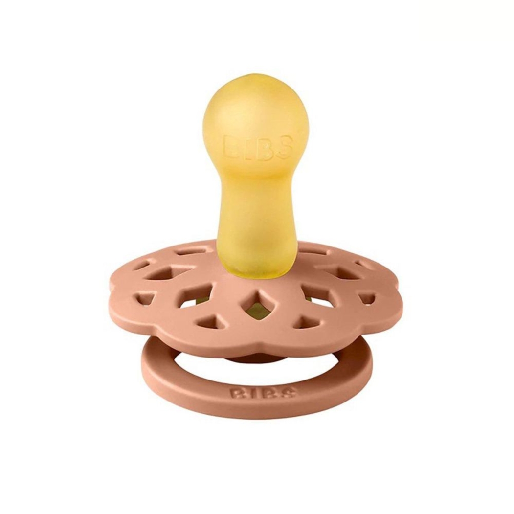 2 Chupetas Bibs Boheme Peach | Woodchuck - Bibs - 5713795229260