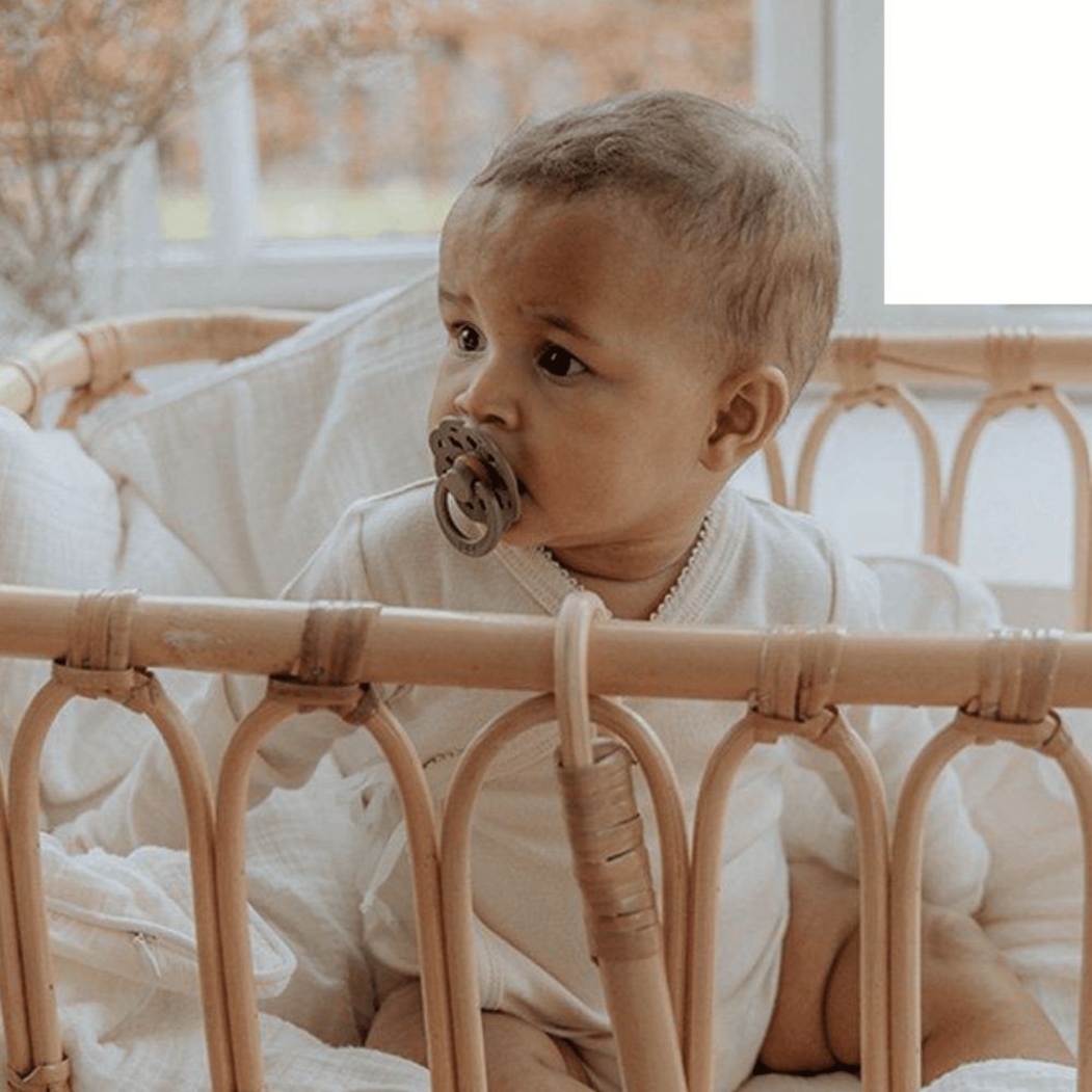 2 Chupetas Bibs Boheme Peach | Woodchuck - Bibs - 5713795229260