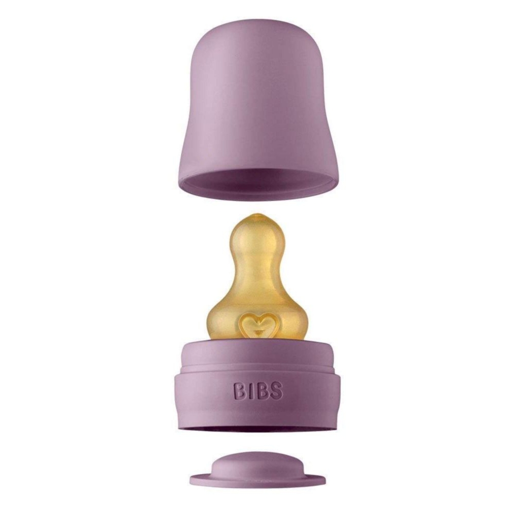 Biberão em Vidro Bibs Mauve - Bibs - 5713795244225