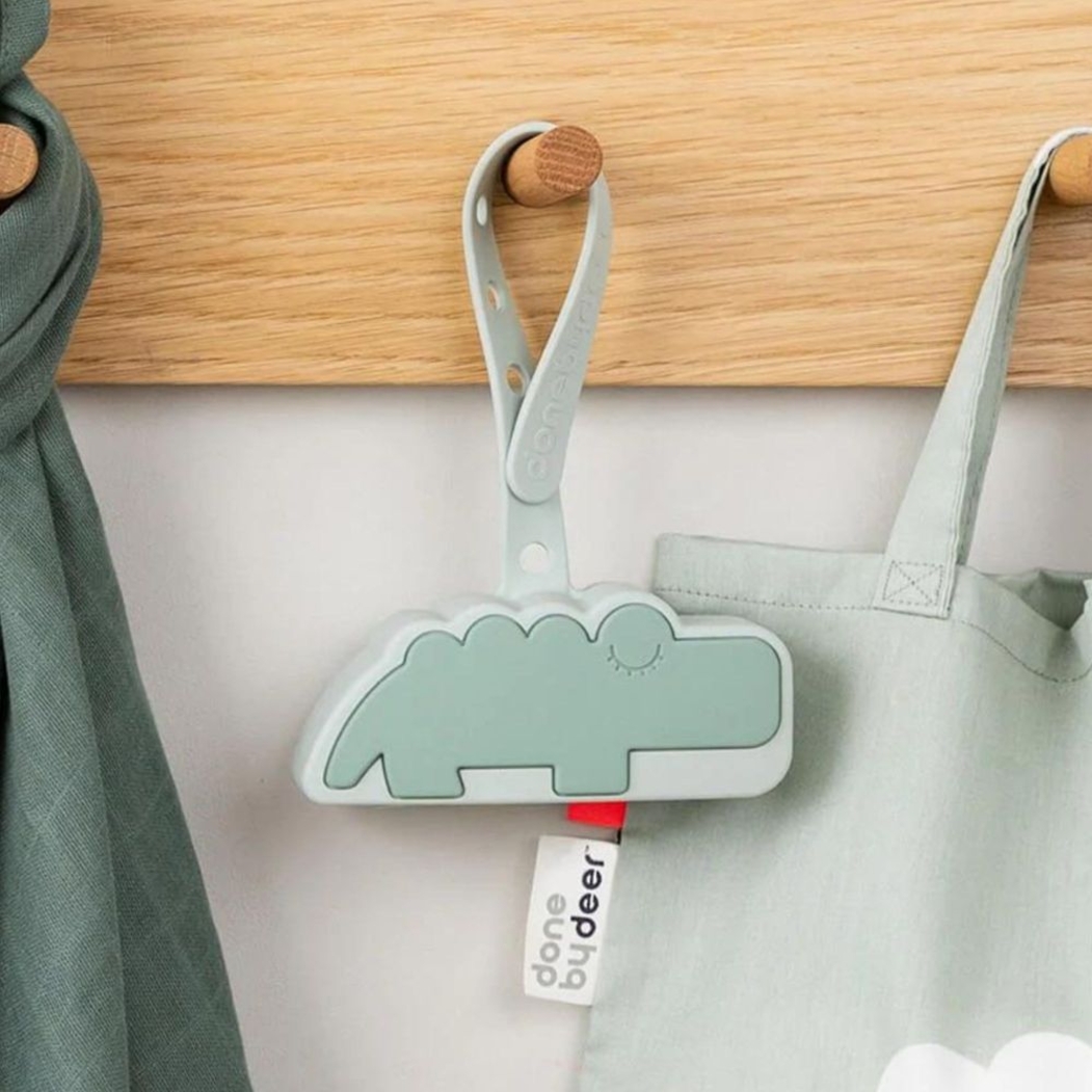 Porta-Chupetas em Silicone Done by Deer Croco - Done By Deer - 5712643051169