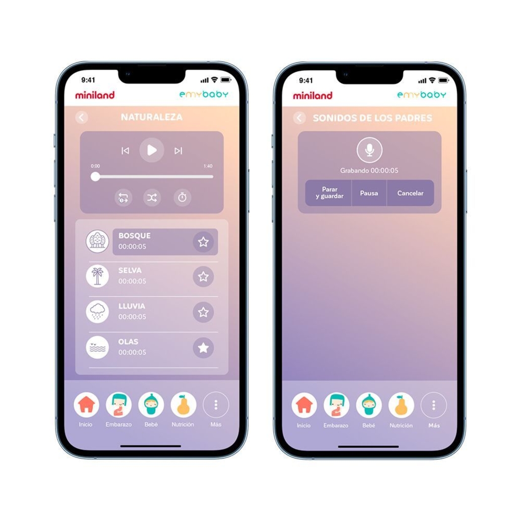 Peluche Sensorial Miniland Singing Buddy - Miniland - 8413082750022