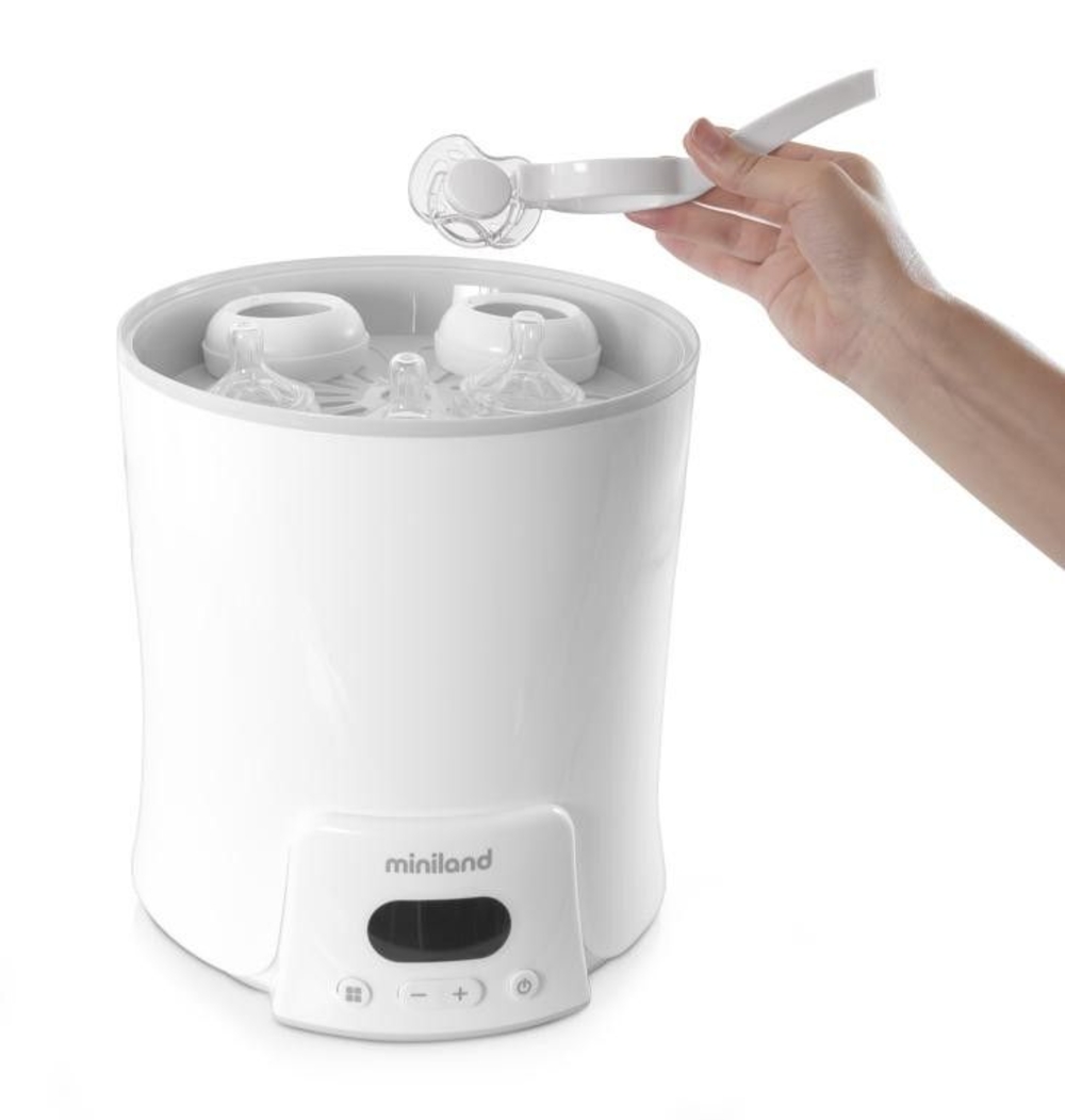 Aquecedor de Biberões e Esterilizador Miniland Super 6 - Miniland - 8413082892333