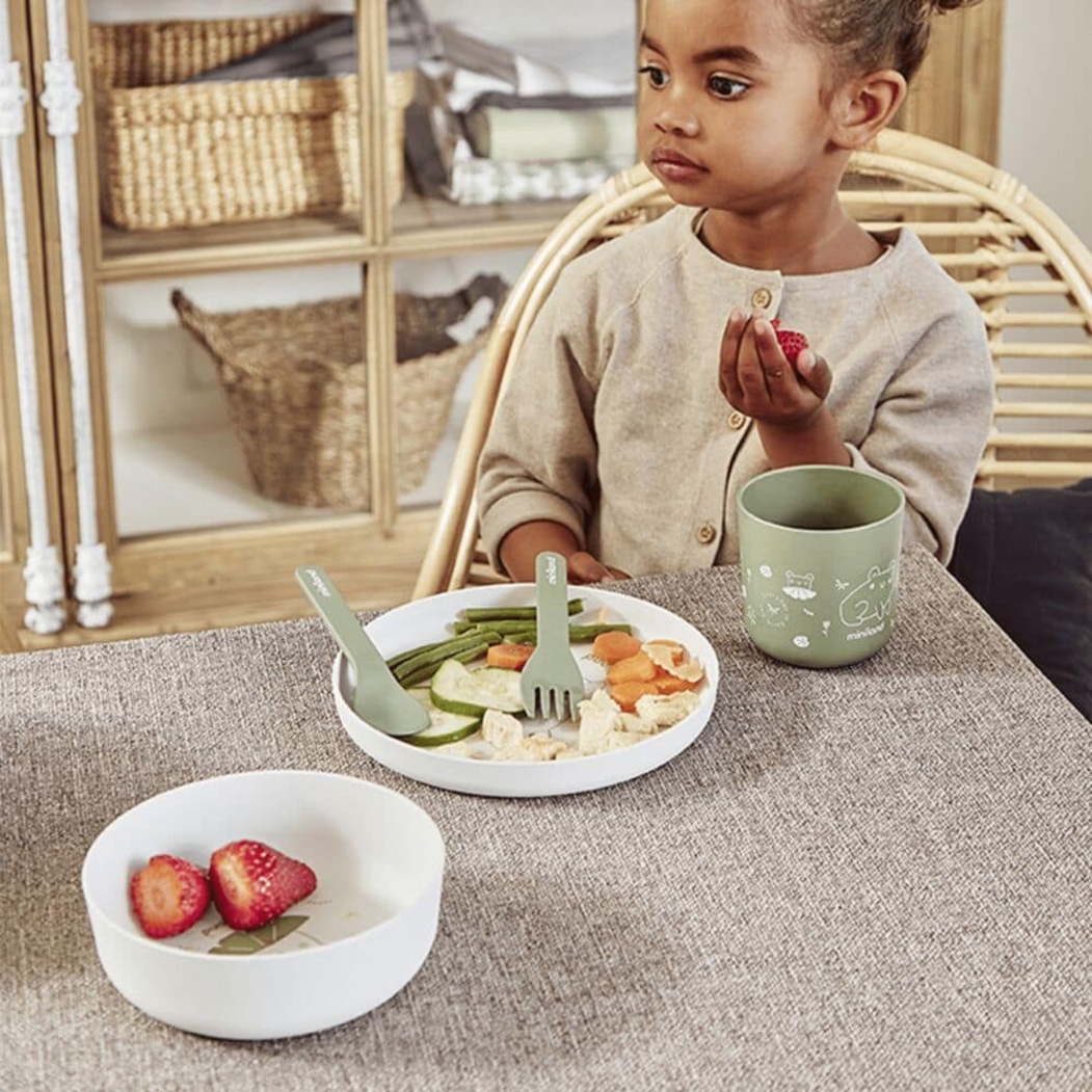 Conjunto Refeições Miniland Naturmeal Miniland Frog - Miniland - 8413082894559