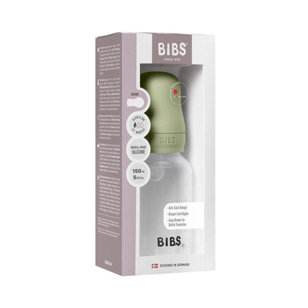 Biberão em Plástico Silicone Bibs Sage 150ml - Bibs - 90393