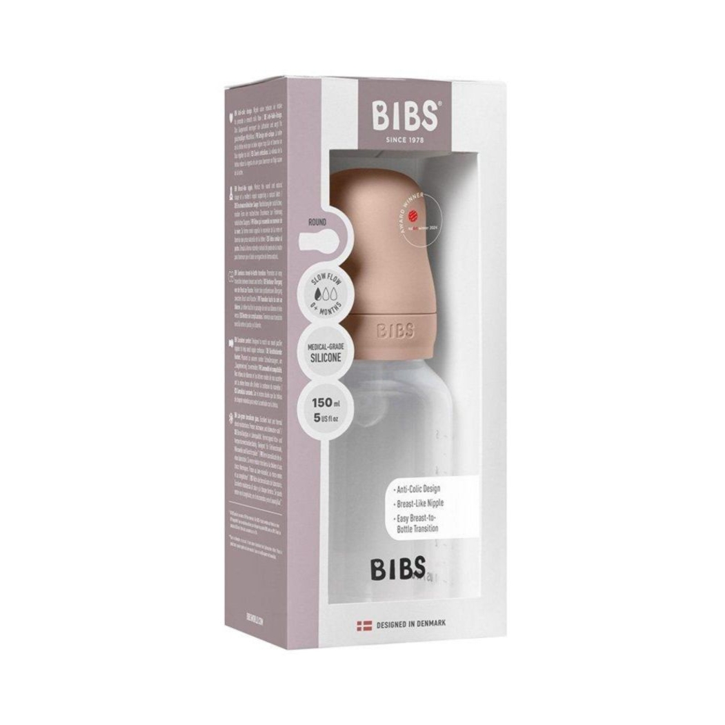 Biberão em Plástico Silicone Bibs Blush 150ml - Bibs - 90394