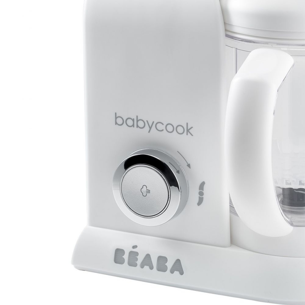 Robô de Cozinha Beaba Babycook Solo White | Silver - Béaba - 3384349126759