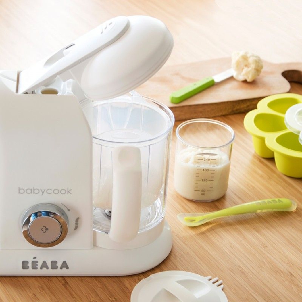 Robô de Cozinha Beaba Babycook Solo White | Silver - Béaba - 3384349126759