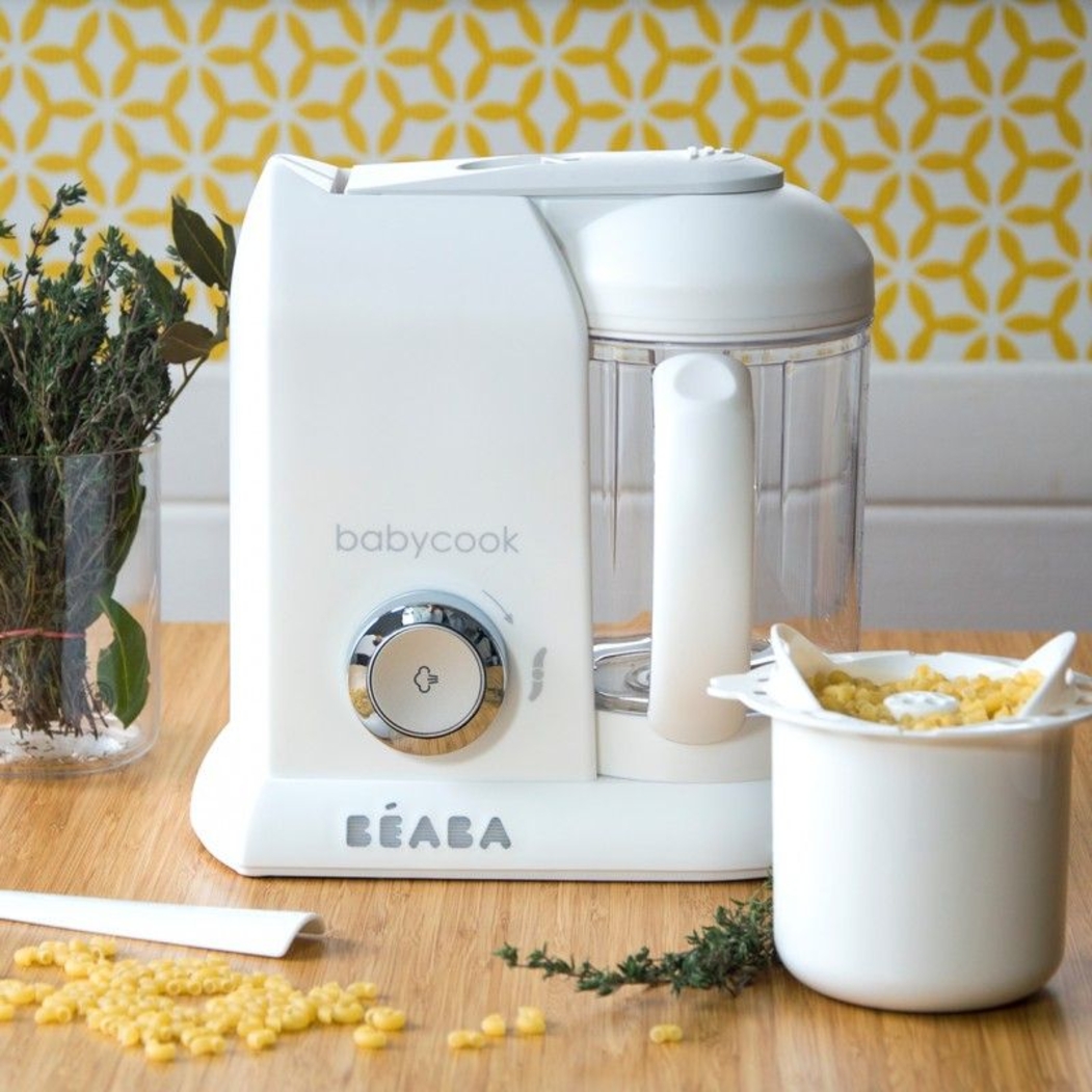 Robô de Cozinha Beaba Babycook Solo White | Silver - Béaba - 3384349126759