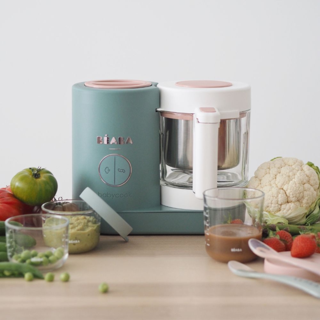 Robô de Cozinha Béaba Babycook Neo Eucalyptus - Béaba - 3384349127329