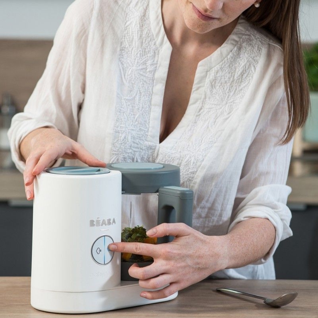 Robô de Cozinha Béaba Babycook Neo Grey/White - Béaba - 3384349127732