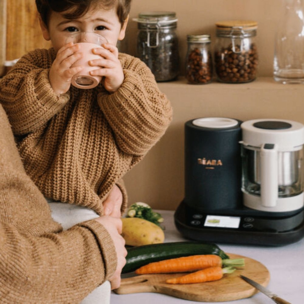 Robô de Cozinha Béaba Babycook Smart Charcoal Grey - Béaba - 3384349128609