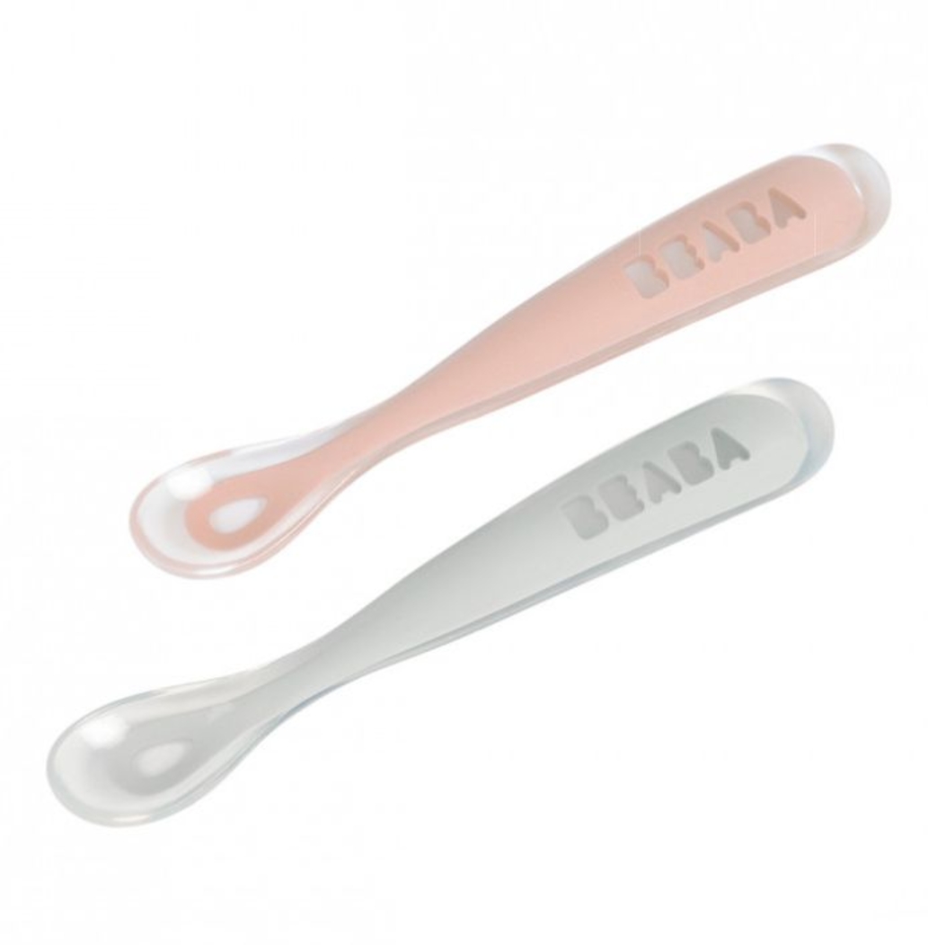 Colheres Ergonómicas e Caixa Béaba de 1ª idade - Béaba - 3384349134693
