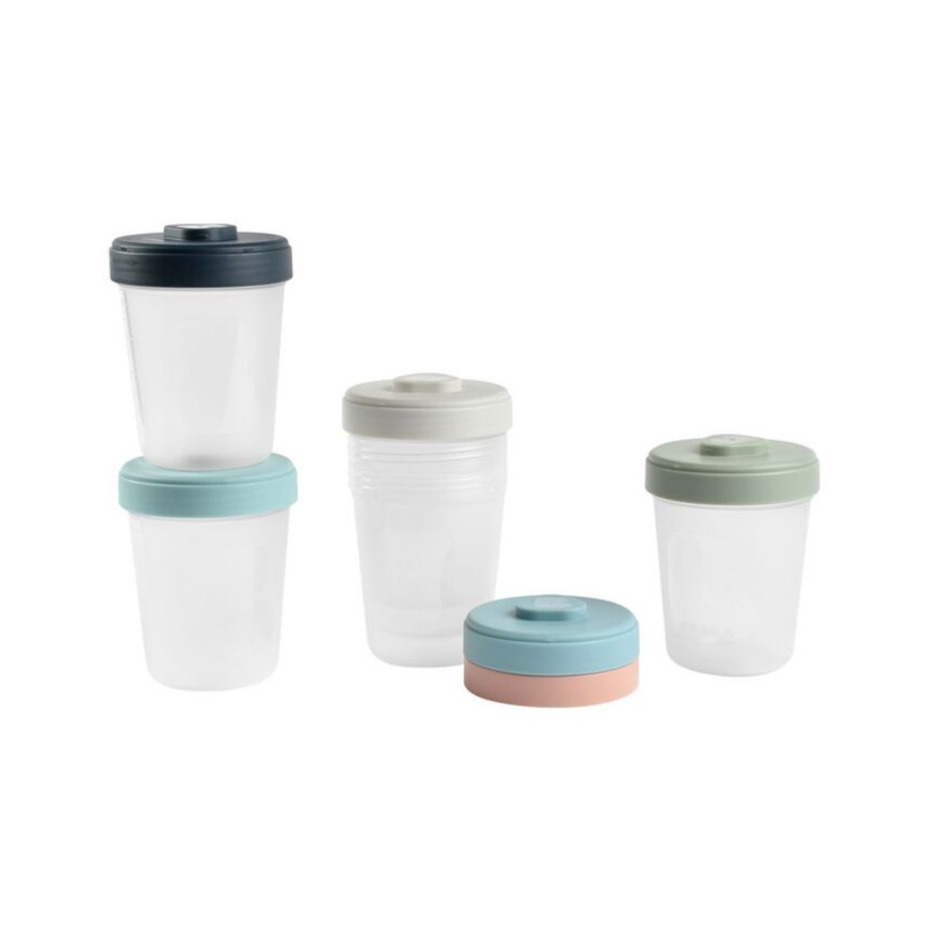 Conjunto 6 Recipientes para Alimentos Béaba 2ª Idade - Béaba - 3384349134990