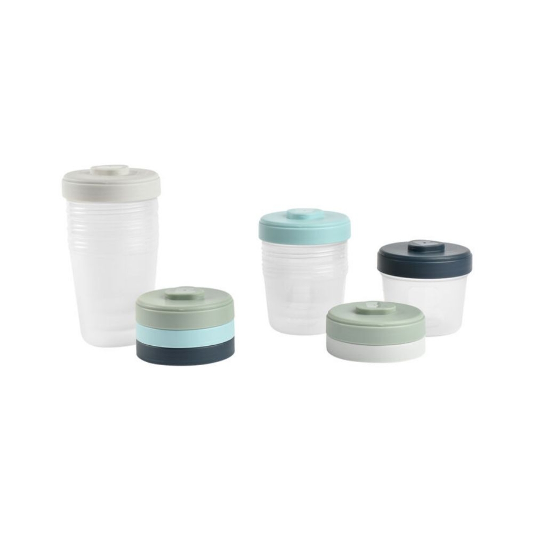 Conjunt 8 Recipientes para Alimentos Béaba 2ª Idade - Béaba - 3384349135003