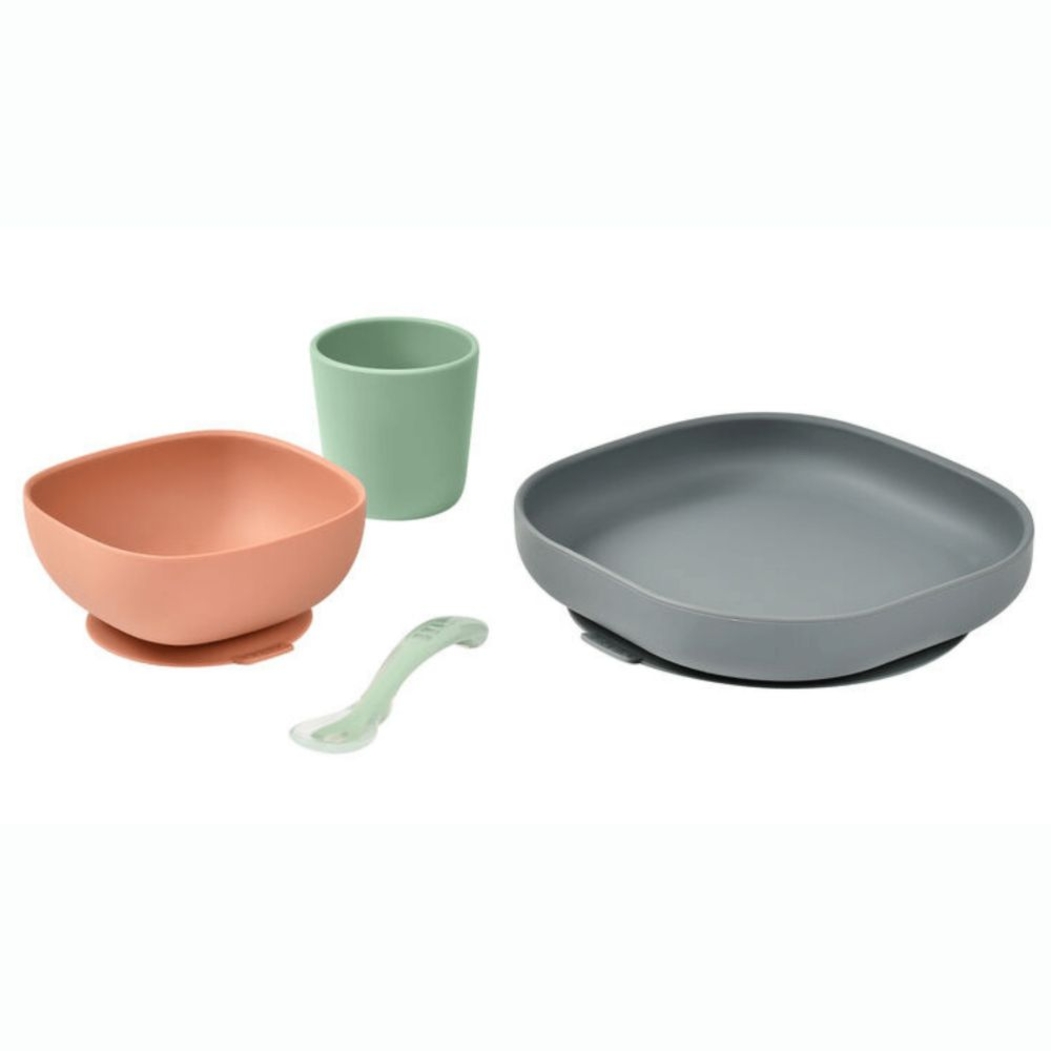 Conjunto Refeições em Silicone Béaba - Béaba - 3384349135430