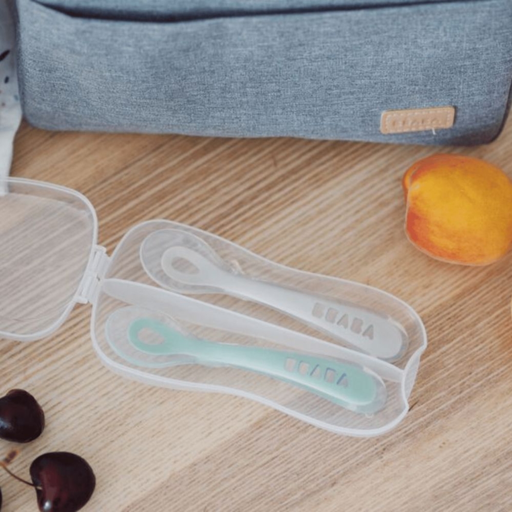 Colheres Ergonómicas de 2ª Idade Béaba e Caixa - Béaba - 3384349135546