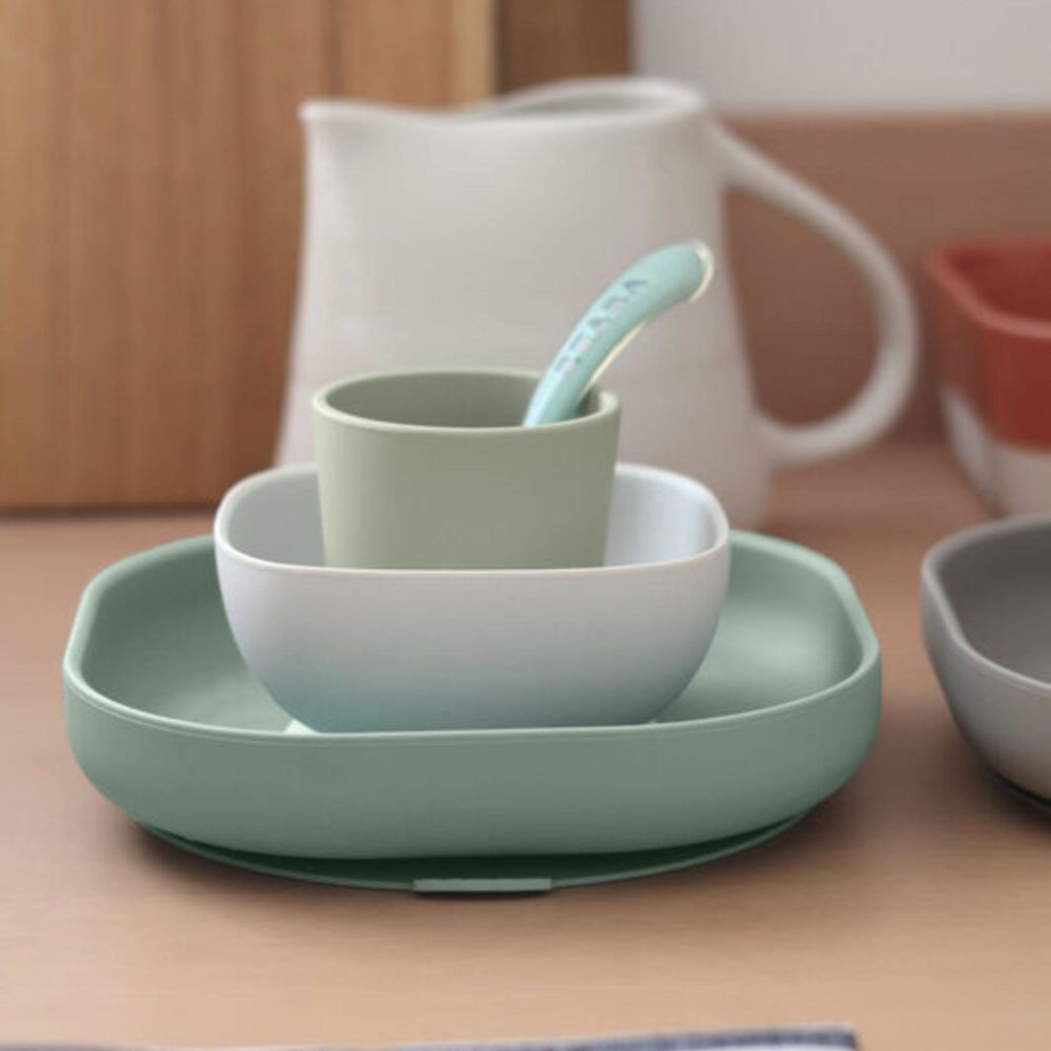 Conjunto Refeições em Silicone Béaba - Béaba - 3384349135928